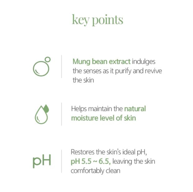 BE PLAIN Greenful PH-Balanced Cleansing Foam 160ml Korean skincare Kbeauty Cosmetic
