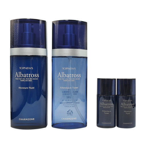 CHARMZONE Albatross Skincare for Men Aftershave Toner and Emulsion Set.