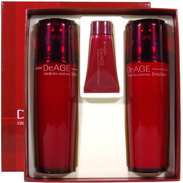 Charm Zone, CHARM ZONE DeAGE RED-ADDITION Toner Emulsion Set, Astil Rindil contained, Red wine extract contained, Cosmetic Set