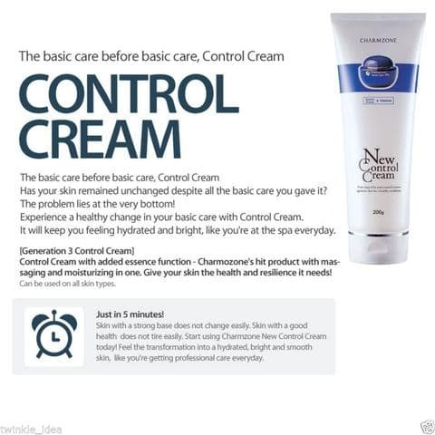 CHARMZONE New Control Face and Body Moisturizing Massage Cream 200ml.