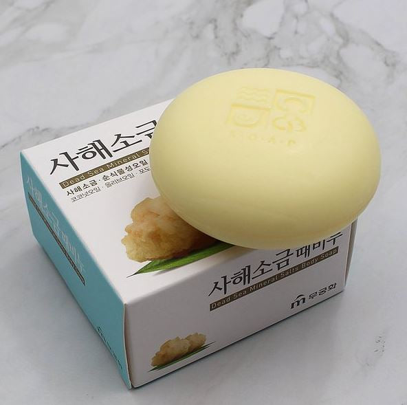 MUKUNGHWA Body Scrub Soap with Mineral Salt from the Dead Sea 100g x 2ea.