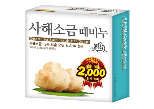 MUKUNGHWA Body Scrub Soap with Mineral Salt from the Dead Sea 100g x 6ea.