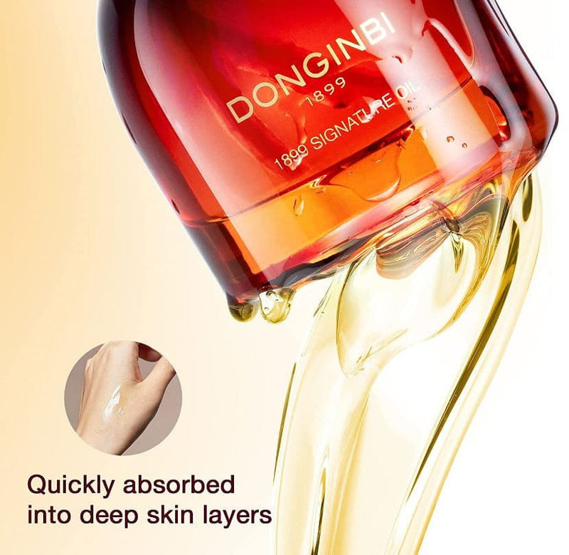 Quickly absorbed into deep skin layers, Powering signature oil, Youthful looking, Activating