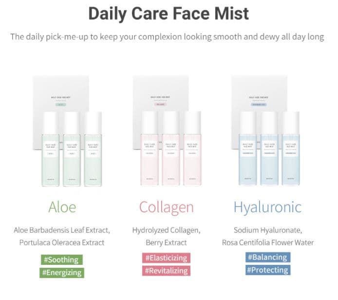 EUNYUL Daily Care Face Mist 100ml *3ea.
