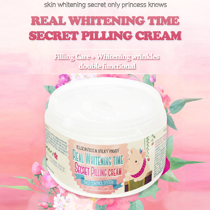 Elizavecca Milky Piggy Real Whitening Time Secret Pilling Cream 100ml.