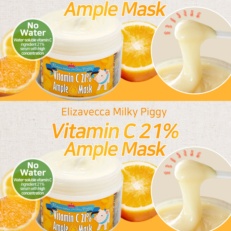 Elizavecca Milky Piggy Vitamin C 21% Ample Mask 100ml.