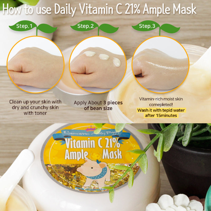 Elizavecca Milky Piggy Vitamin C 21% Ample Mask 100ml.