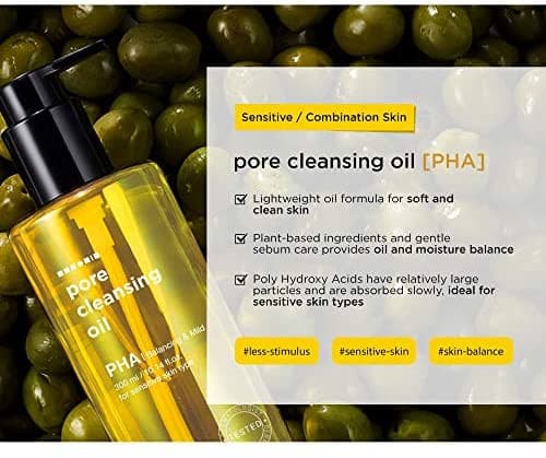 Light weight oil formula for soft and clean skin, Plant based ingredients and gentle sebum care provides oil and moisture balance, Poly hydroxy acids have relatively large particles and are absorbed slowly, Ideal for sensitive skin types