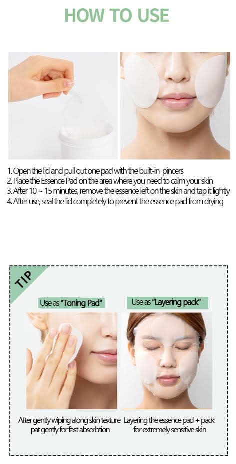 HOLIKA HOLIKA Less on Skin Essence Pad 80ea Korean skincare Kbeauty Cosmetics