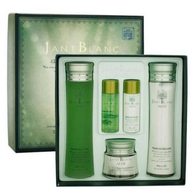 JANT BLANC ALOE ESSENTIAL Women Skin Care 3 pcs Set Korean skincare Kbeauty Cosmetics