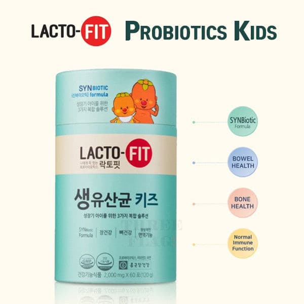 LACTO FIT Probiotics Kids 60 Sticks.