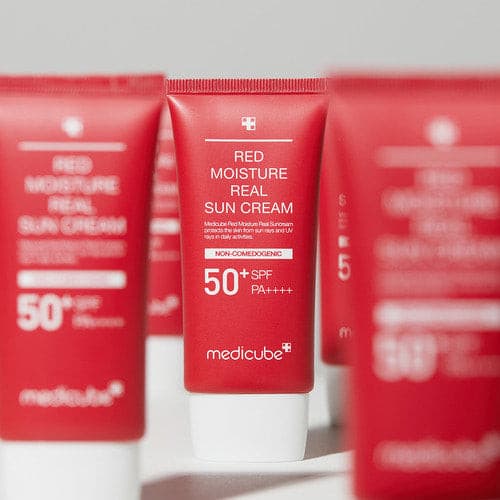 MEDICUBE Red Moisture Real Sun Cream 50ml SPF50+, PA++++ Korean skincare Kbeauty Cosmetics