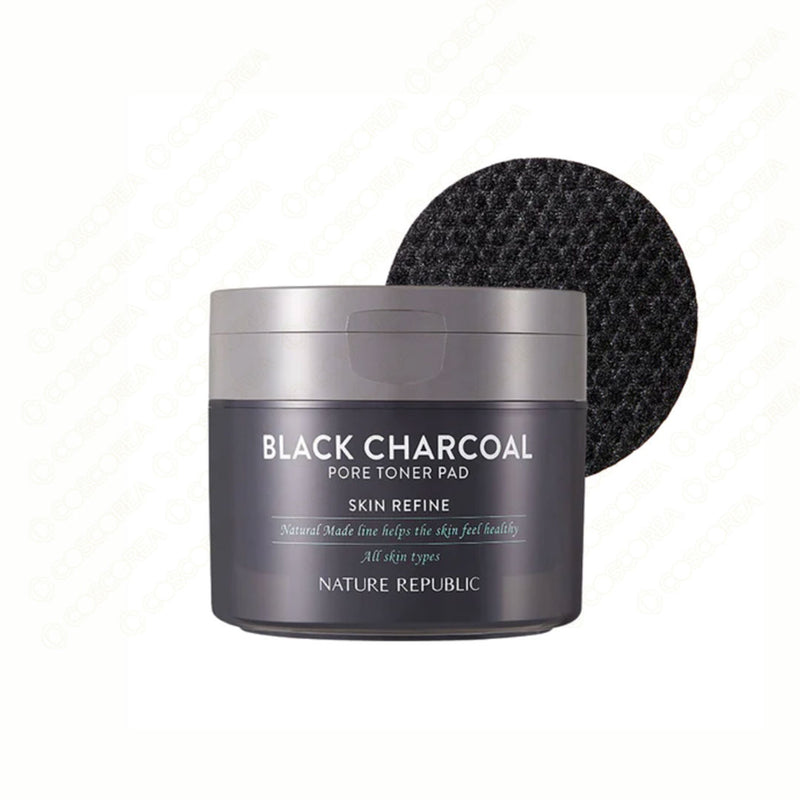 Natural Republic Natural Made Black Charcoal Pore Toner Pad 50sheet