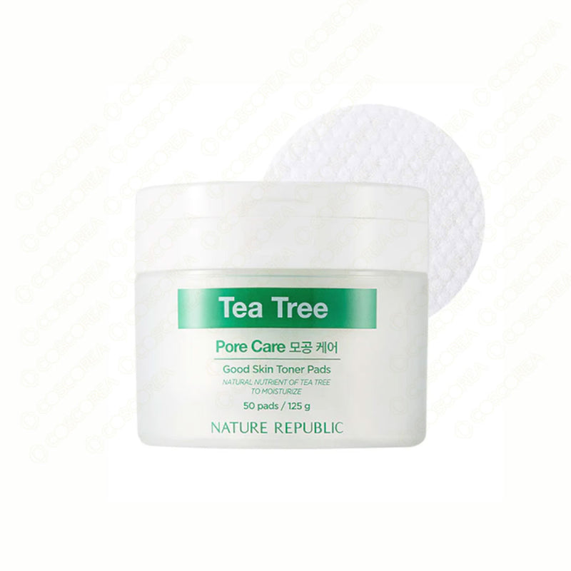 Nature Republic Good Skin Tea Tree Ampoule Toner Pad 50sheet