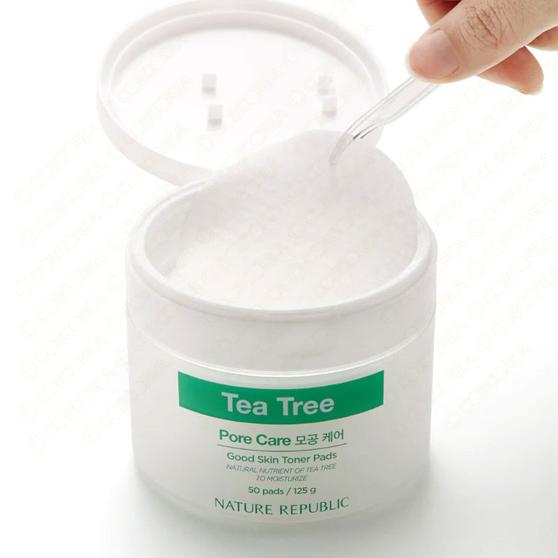 Nature Republic Good Skin Tea Tree Ampoule Toner Pad 50sheet