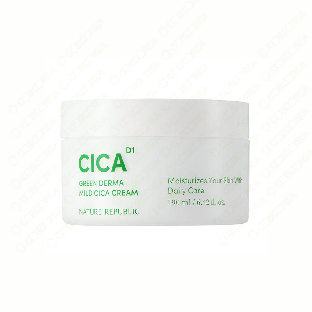 Nature Republic Green Derma Mild Cica Cream 190ml