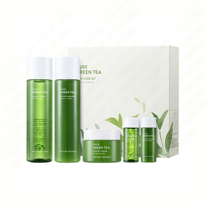 Nature Republic Pure Green Tea Watery Skin Care Set