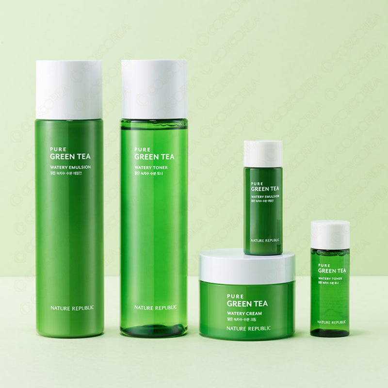Nature Republic Pure Green Tea Watery Skin Care Set