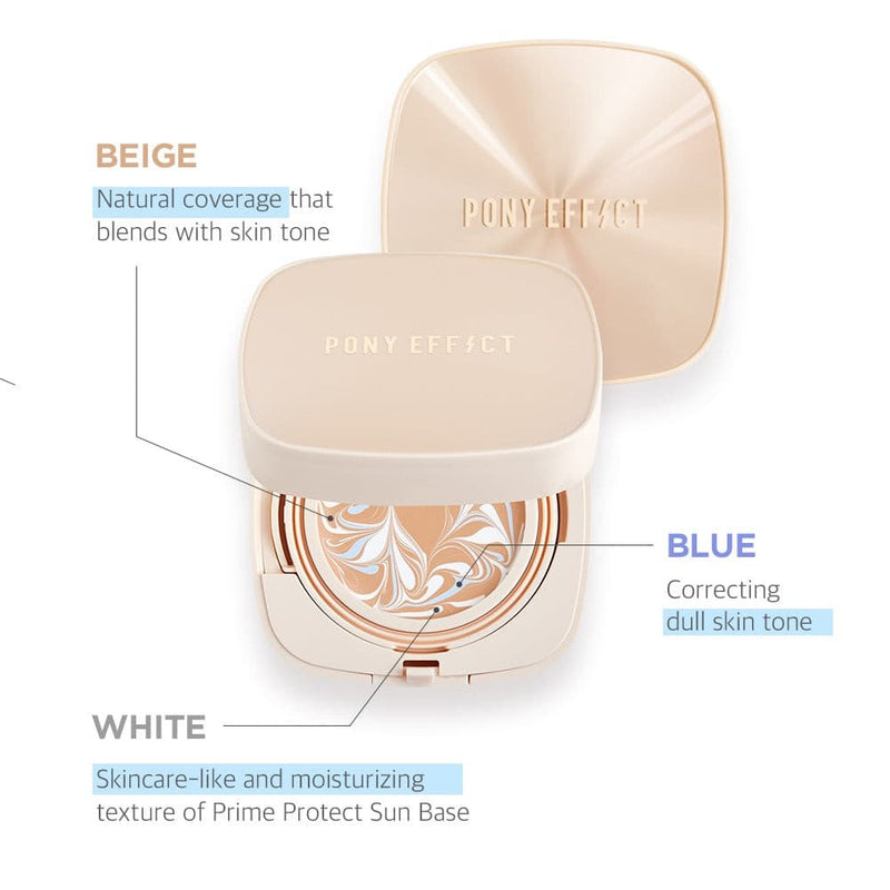 PONY EFFECT Prime Protect Aqua Essence Pact 14.5g.