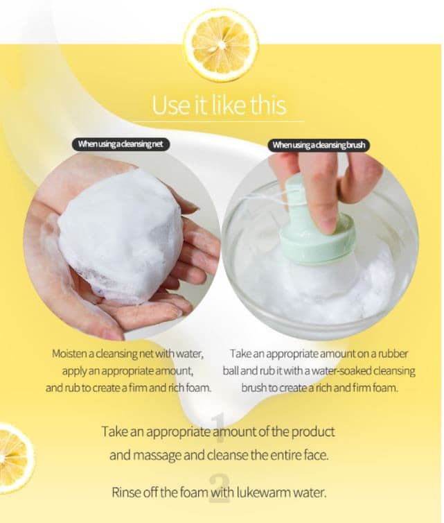 PRO YOU M Lemon Fresh Foam Cleanser 120ml.