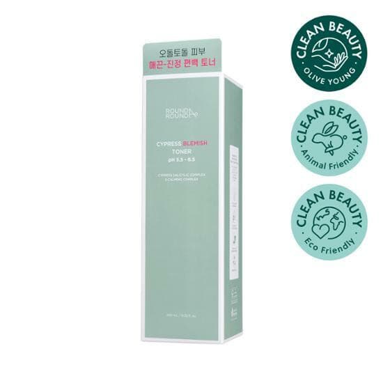 ROUND AROUND Cypress Blemish Toner 400ml.