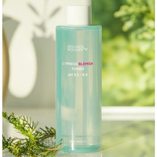 ROUND AROUND Cypress Blemish Toner 400ml.