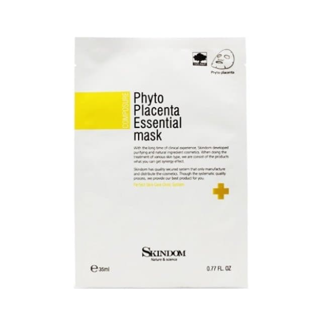 SKINDOM Pyto Placenta Essential Mask 35ml *10ea.