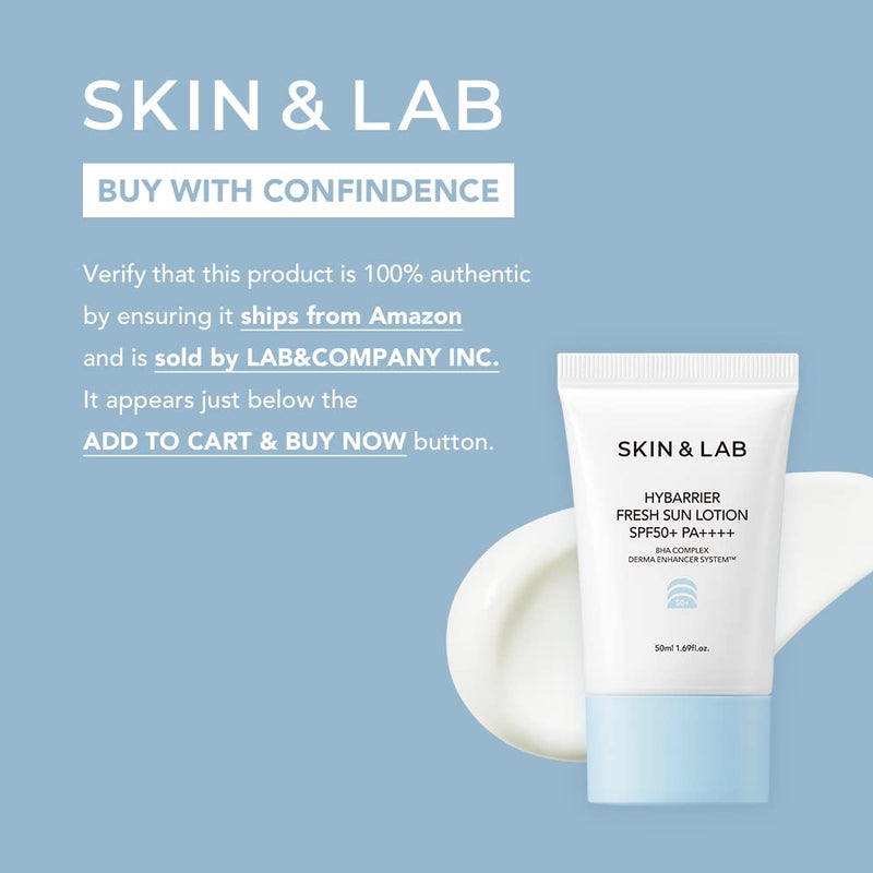 SKIN&LAB Hybarrier Fresh Sun Lotion SPF50+ PA++++ 50ml.