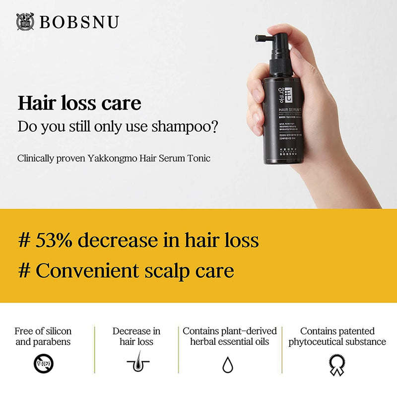 BOBSNU Scalp Deep Cleansing Anti Hair Loss Shampoo 400ml.