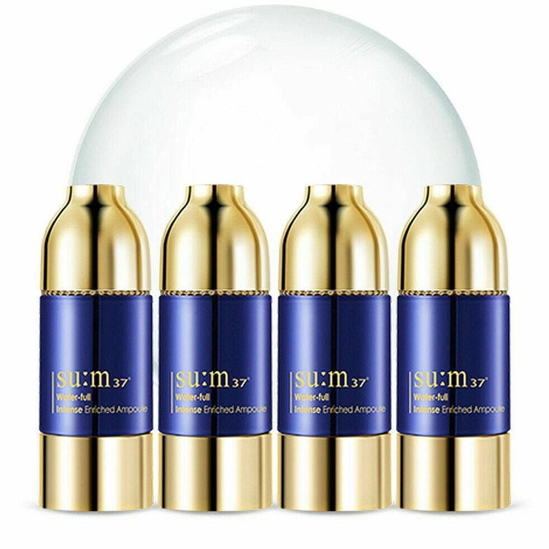 SUM37 Waterfull Intense Enriched Ampoule 15ml x 4pcs Korean skincare Kbeauty Cosmetics