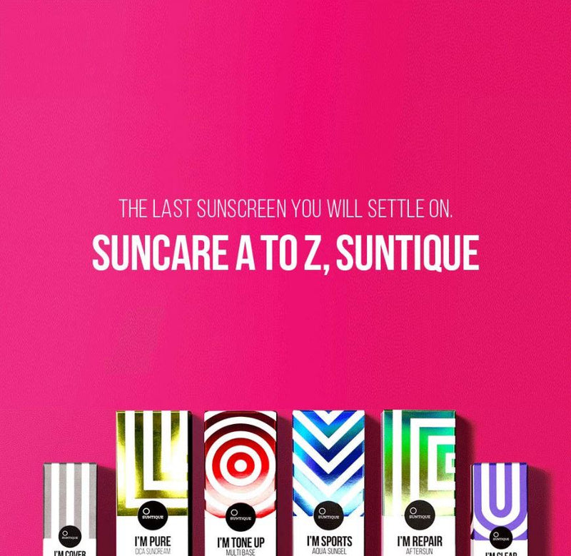 SUNTIQUE Im Pure Cica Suncream 50ml Korean skincare Kbeauty Cosmetic