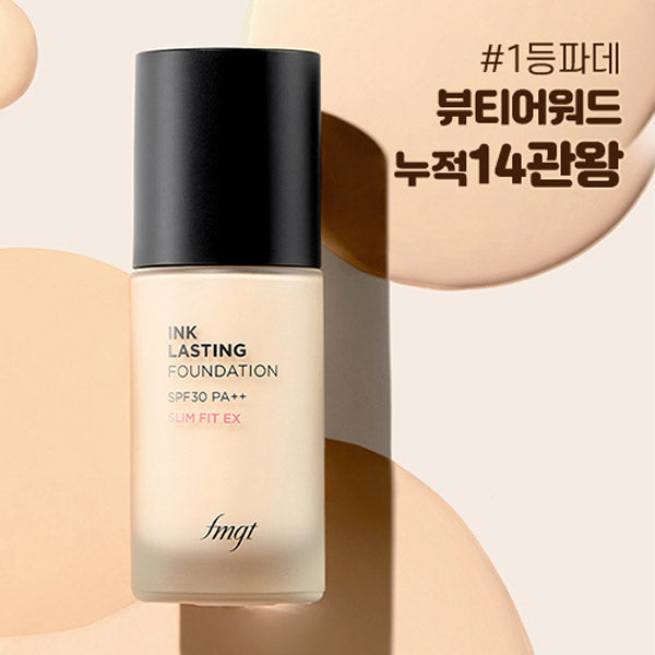 THE FACE SHOP fmgt Ink Lasting Foundation Slim Fit EX SPF30 PA++ 30ml.