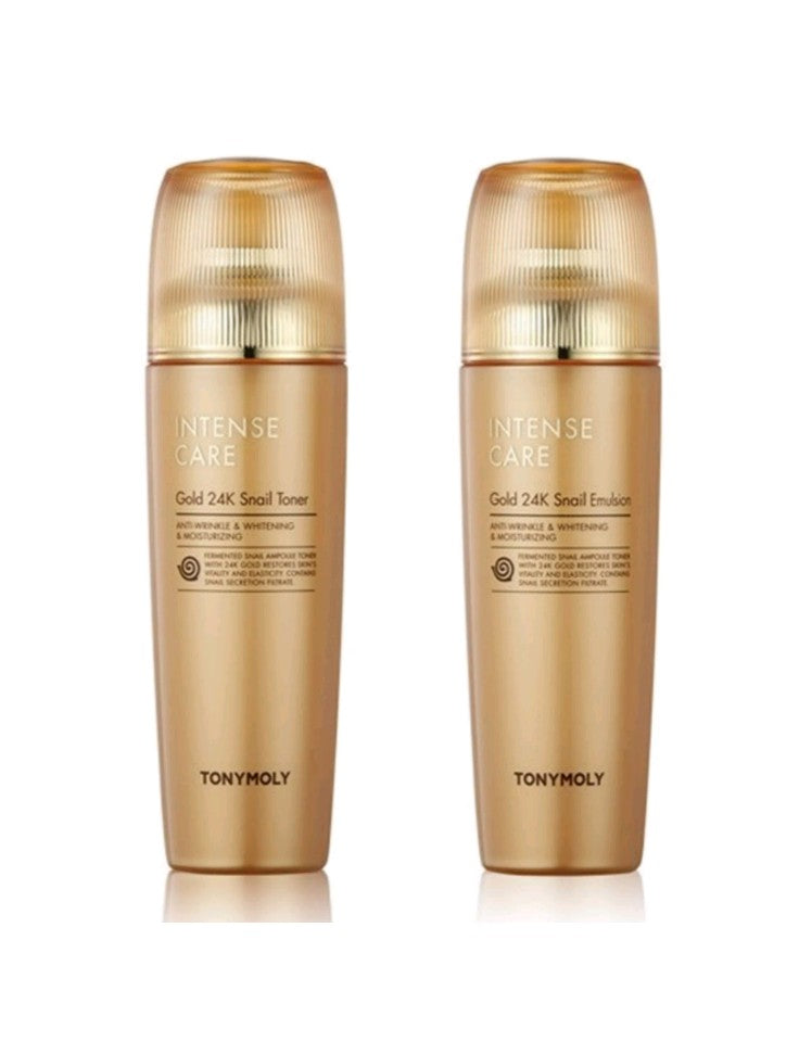 TONYMOLY INTENSE CARE 24K Gold トライアルセット TONYMOLY Intense Care Gold 24K Snail 3 Set