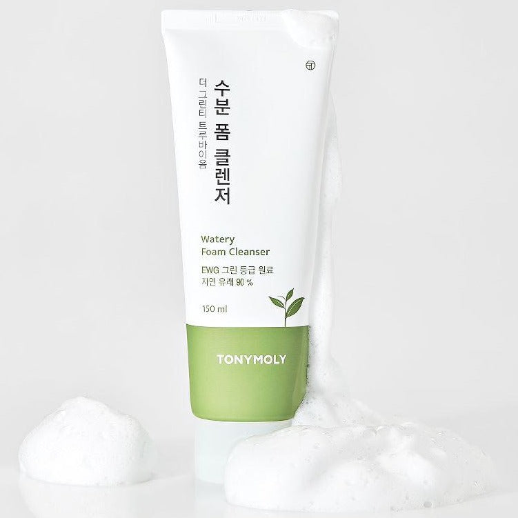 TONYMOLY The Green Tea Truebiome Foam Cleanser 80ml Korean skincare Kbeauty Cosmetics
