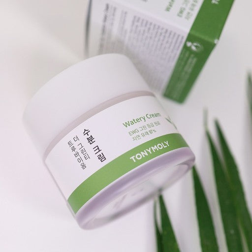 TONYMOLY The Green Tea Truebiome Watery Cream 80ml Korean skincare Kbeauty Cosmetics