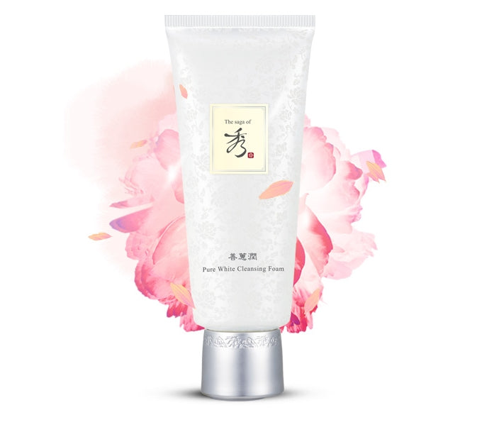 The Saga of Xiu Sunhyeyun Pure White Cleansing Foam 180ml Korean skincare Kbeauty Cosmetic