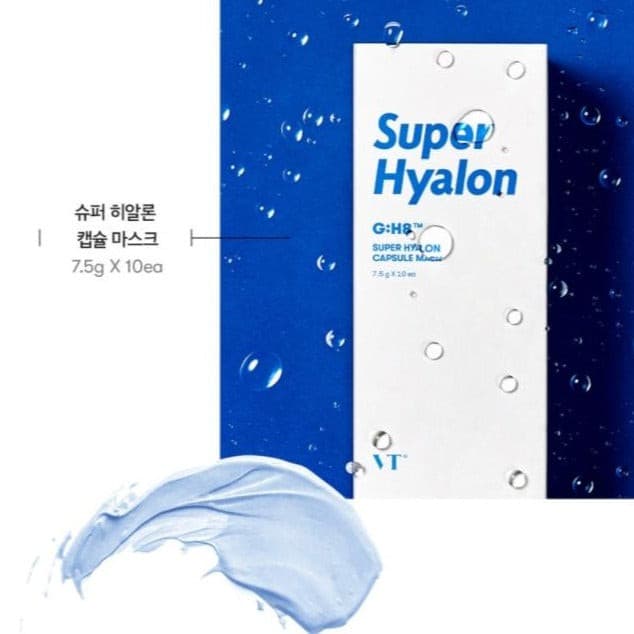 VT Cosmetics Super Hyalon Capsule Mask (10ea) Korean skincare Kbeauty Cosmetic