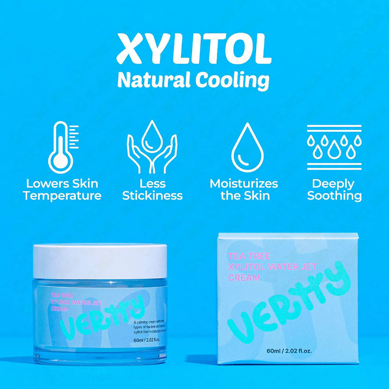 Vertty Tea Tree Xylitol Water Jet Cream 60ml