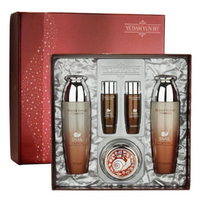 Ye Dam Yun Bit Complete Snail Recover Skincare Set 5ea Korean skincare Kbeauty Cosmetics