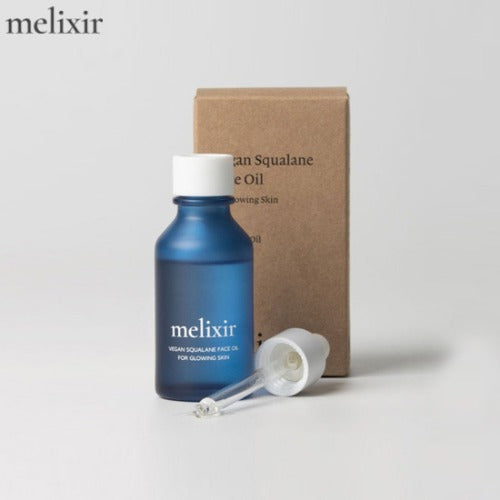 MELIXIR Vegan Squalane Face Oil 30ml Korean skincare Kbeauty Cosmetic