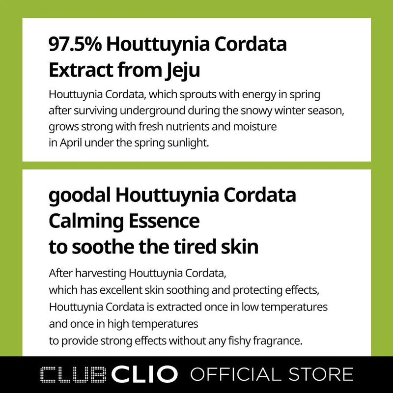GOODAL Houttuynia Cordata Calming Essence 80ml (Spray Type).