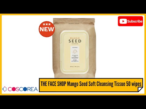 THE FACE SHOP Mango Seed Soft Cleansing Tissue 50 wipes