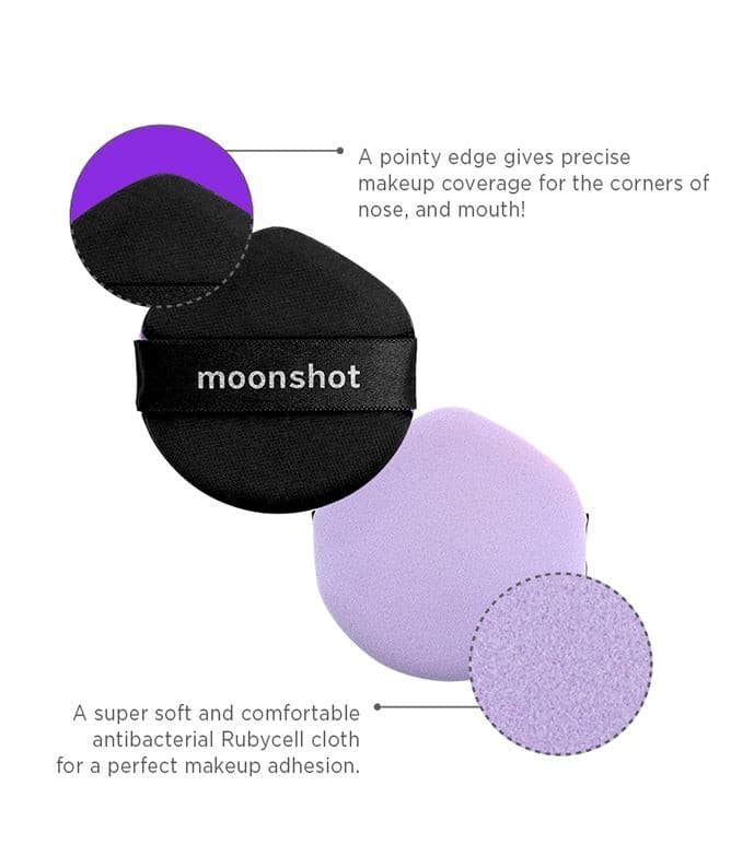 MOONSHOT Micro Correct Fit Cushion SPF50+ PA+++ 15g Korean skincare Kbeauty Cosmetic